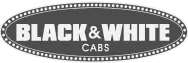 Black and white cabs logo
